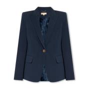 Blazer med spidse revers