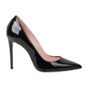 Stiletto Pumps med Højglans Finish