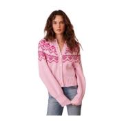 Rosa Fairisle Uld Cardigan