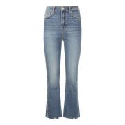 Højtaljet Slim Kick Jeans