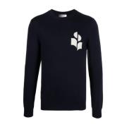 Blå Sweater med Logo fra MARANT