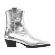 Sølv Ankelstøvler til Kvinder