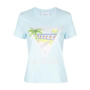 Clear Blue Trykte T-shirts og Polos