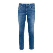 Blå Skinny Cut Denim Jeans