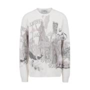 Sweater med Roma print