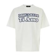 Klassisk Hvid Bomuld T-Shirt