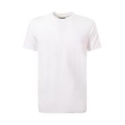 Hvid Crew-neck T-shirt - Regular Fit