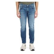 Slim Fit Bio Jeans med Fem Lommer