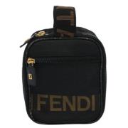 Pre-owned Stof fendi-tasker