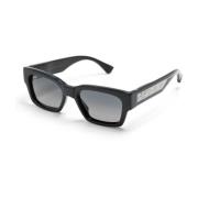Sorte solbriller med lysegrå linser