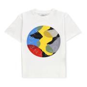 Junior Bomuld T-shirt med Kontrast Print