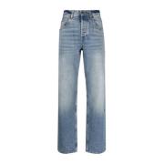 Højtaljede Straight Cut Jeans