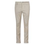 Slim-Fit Linen Blend Trousers