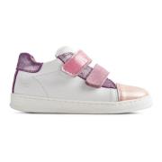 Dobbelt Velcro Sneaker - Hvid/Rose