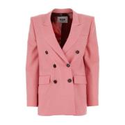 Pink Stretch Blazer