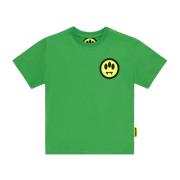 Grøn T-shirt med Logo Print