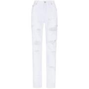 Højtaljede straight leg jeans