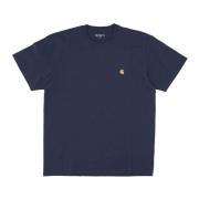Mand Chase T-Shirt - Blå/Guld
