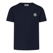 Børneblå T-shirts og Polos med Logo Patch