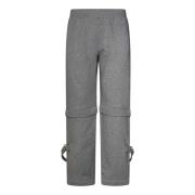 Modulære grå bukser med aftagelig bund og seler