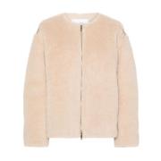 Faux Shearling Jakke