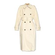 Gabardine trench coat