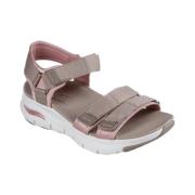 BEIGE/ROSA ARCH FIT FRESH BLOOM SANDAL