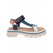 Blå Pink Velcro Sandaler Eisley EIS03
