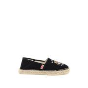 Tiger Broderet Canvas Espadrilles