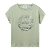 Mos Mosh Mmarmi O-Ss Tee Toppe T-Shirts 160870 Smoke Green