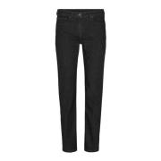 Laurie Charlotte Regular Ml - Ecolabe Trousers Regular 100499 99520 Washed Black Denim