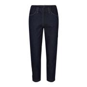 Laurie Charlotte Regular Ll Trousers Regular 100745 49501 Dark Blue Denim