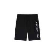 Sort Bomuld Regular Fit Shorts