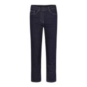 Laurie Helen Straight Xsl Trousers Straight 100777 49501 Dark Blue Denim