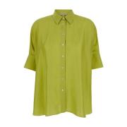 Grøn Bassano kortærmet skjorte