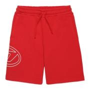 Fleece shorts med Oval D-logo