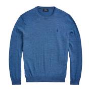 Slim Fit Washable Wool Jumper Blue