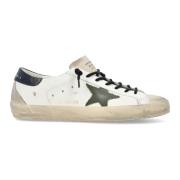 Klassiske Hvide Grøn Salvie Sneakers