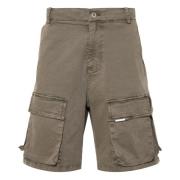 Vaskede Cargo Shorts