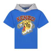 T-shirt med kort ærme og brølende tiger