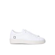 Hvide Læder Lav-Top Sneakers