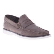 Loafer in taupe nubuck
