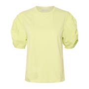 Lime Sorbet Vævet Trim T-shirt