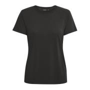 Soaked In Luxury Slcolumbine Crew-Neck T-Shirt Toppe & T-Shirts 30404678 Black