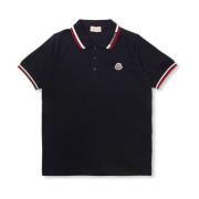 Polo shirt med logo patch