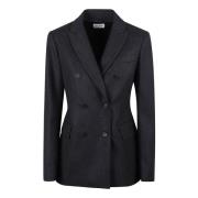 Antracit Dobbelttradet Blazer