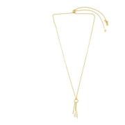 Audrey Simple Glow Pearl Necklace Gold Plating
