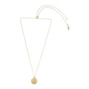 Theia Adjustable Facet Ball Necklace Gold Plating
