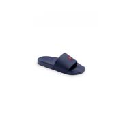 Blå og Røde Polo Slide Sandaler