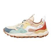 Suede and technical fabric sneakers YAMANO 3 WOMAN